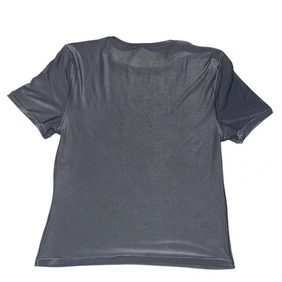 AERIE SMOOTHEZ Short Sleeve Crew Tee T Shirt in Shell Gray Small - Picture 5 of 5